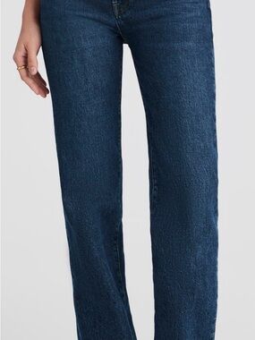 NYDJ Straight Leg Jeans in Deep Indigo